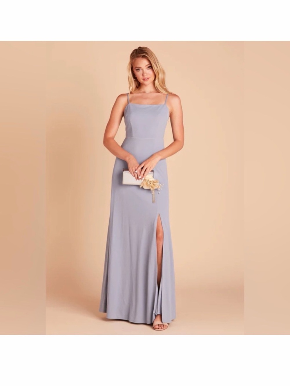 Birdy Grey Benny Tie Back Crepe
Lilac Bridesmaid Maxi Dress
Large NWT